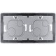 Legrand 673992 Коробка накладного монтажа - 2 поста - INSPIRIA - алюминий