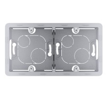 Legrand 673992 Коробка накладного монтажа - 2 поста - INSPIRIA - алюминий