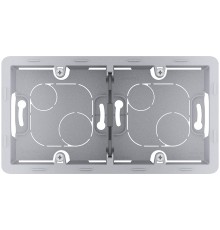 Legrand 673992 Коробка накладного монтажа - 2 поста - INSPIRIA - алюминий