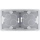 Legrand 673992 Коробка накладного монтажа - 2 поста - INSPIRIA - алюминий