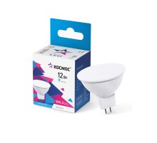 Лампа светодиодная JCDR 12Вт 4500К GU5.3 1070лм 174-265В КОСМОС LkecLED12wJCDRC45
