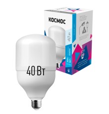 Лампа светодиодная LED 40Вт 220В Е27 D100х189 4500К белый 3650 лм