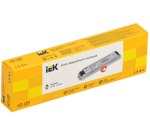 Iek LLVPOD-EPK-40-3H Блок аварийного питания БАП40-3,0 для LED Iek LLVPOD-EPK-40-3H Блок аварийного питания БАП40-3,0 для LED