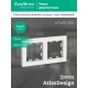 ATLASDESIGN 2-постовая РАМКА, универсальная, ЛОТОС