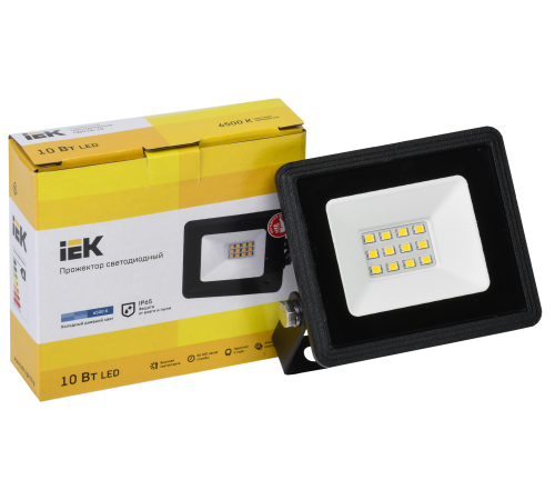 Iek LPDO601-10-65-K02 Прожектор СДО 06-10 светодиодный черный IP65 6500 K IEK Iek LPDO601-10-65-K02 Прожектор СДО 06-10 светодиодный черный IP65 6500 K IEK