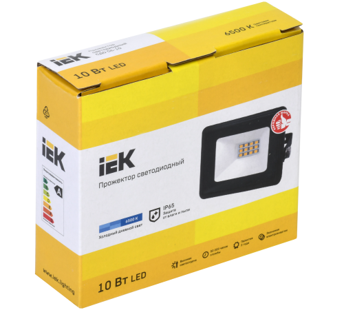 Iek LPDO601-10-65-K02 Прожектор СДО 06-10 светодиодный черный IP65 6500 K IEK Iek LPDO601-10-65-K02 Прожектор СДО 06-10 светодиодный черный IP65 6500 K IEK