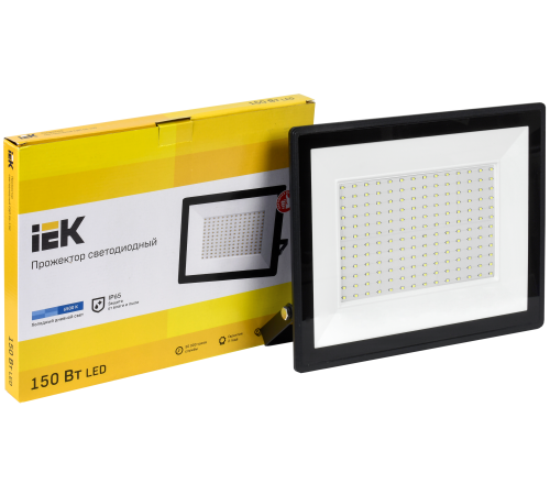 Iek LPDO601-150-65-K02 Прожектор СДО 06-150 светодиодный черный IP65 6500 K IEK Iek LPDO601-150-65-K02 Прожектор СДО 06-150 светодиодный черный IP65 6500 K IEK