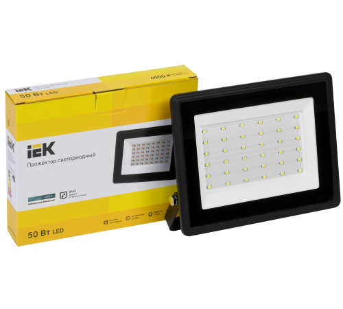 Iek LPDO601-50-40-K02 Прожектор СДО 06-50 светодиодный черный IP65 4000 K IEK Iek LPDO601-50-40-K02 Прожектор СДО 06-50 светодиодный черный IP65 4000 K IEK