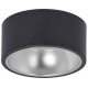 LIGHTING Светильник 4017 накладной потолочный под лампу GX53 черный/хром IEK