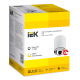 LIGHTING Светильник 4111 накладной потолочный под лампу GU10 белый/хром пластик IEK