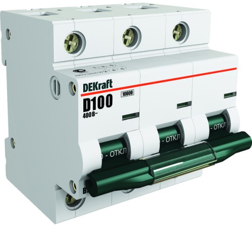 Выключатель автоматический модульный 3п C 63А 10кА ВА-201 SchE 13007DEK