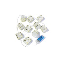 Гирлянда-Барабаны пластик 5х4cм 10LED
