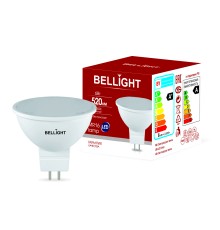 Лампа светодиодная LED 6Вт 4000K 520Лм MR16 Bellight