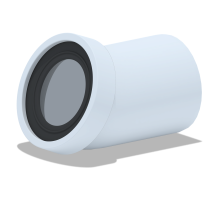 Труба фановая АНИ 110x22.5 градусов