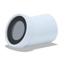 Труба фановая АНИ 110x22.5 градусов