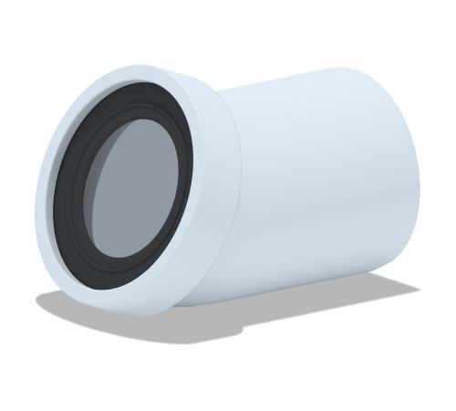 Труба фановая АНИ 110x22.5 градусов