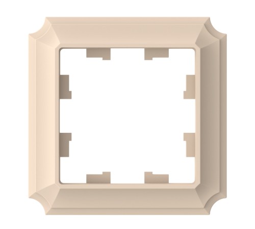 ATLASDESIGN ANTIQUE 1-постовая рамка, ПЕСОЧНЫЙ