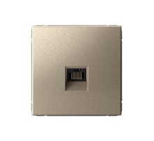 ARTGALLERY розетка компьютерная RJ45, кат. 6A, механизм, шампань