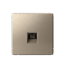 ARTGALLERY РОЗЕТКА компьютерная RJ45, кат. 5е, механизм, ШАМПАНЬ