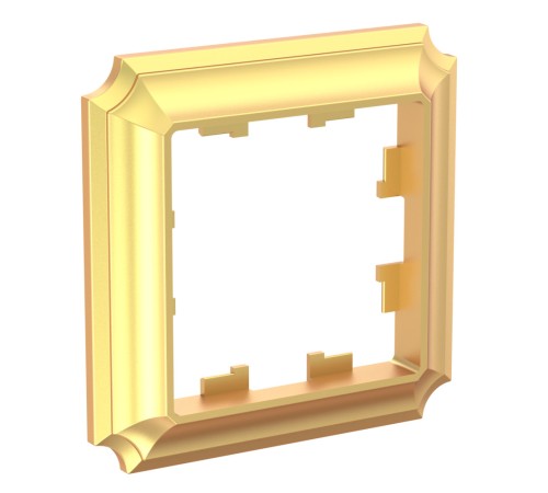 ATLASDESIGN ANTIQUE 1-постовая рамка, ЗОЛОТО ATLASDESIGN ANTIQUE 1-постовая рамка, ЗОЛОТО