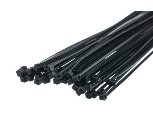 Стяжка кабельная MultiSet 300х3.6 Чёрная (100шт)
