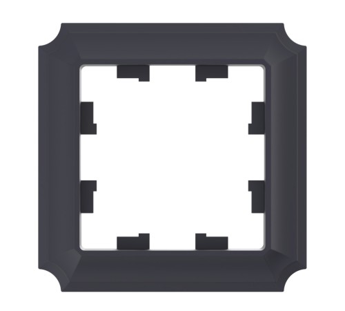 ATLASDESIGN ANTIQUE 1-постовая рамка, КАРБОН ATLASDESIGN ANTIQUE 1-постовая рамка, КАРБОН