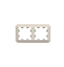 ATLASDESIGN ANTIQUE 2-постовая рамка, универсальная, БЕЖЕВЫЙ