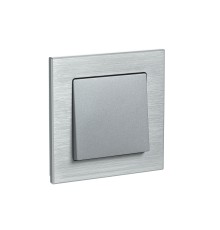 Systeme electric ATN312101 Рамка 1-постовая ATLASDESIGN NATURE, МЕТАЛЛ СЕРЕБРО