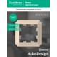 ATLASDESIGN ANTIQUE 1-постовая рамка, ПЕСОЧНЫЙ