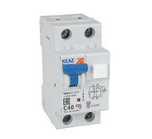 Выключатель автоматический дифференциального тока 2п C 16А 30мА тип A 6кА OptiDin D63-22C16-A УЗ КЭАЗ 333142