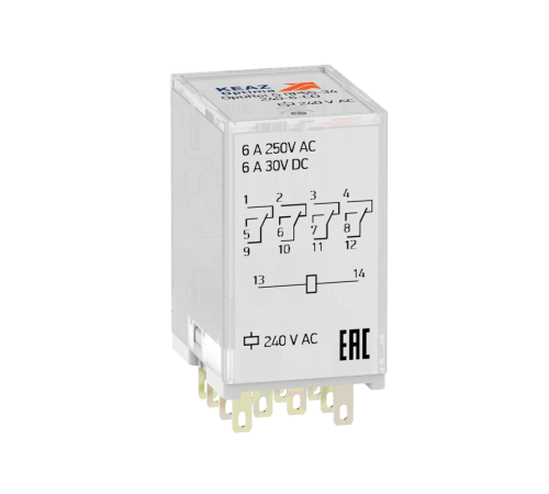 Реле промежуточное OptiRel G RP55-34-240-6-CO/TIL