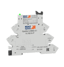 Релейный модуль OptiRel G RM38-61-220-240U-6-P-CO