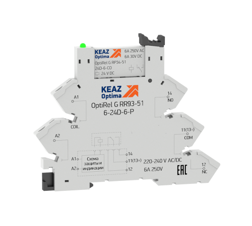 Релейный модуль OptiRel G RM38-61-24D-6-P-CO