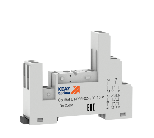 Розетка для реле OptiRel G RR95-02-230-10-V КЭАЗ 281173