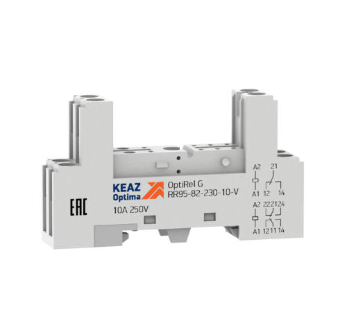 Розетка для реле OptiRel G RR95-82-230-10-V КЭАЗ 281176