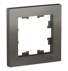 Systeme electric ATN000901 ATLASDESIGN 1-постовая РАМКА, СТАЛЬ