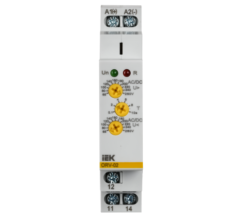 Реле повышения напряжения ORV 1ф 110-240В AC/DC ИЭК ORV-02-AD110-240