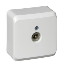 Systeme electric TVA-002B ЭТЮД О/У телевизионная РОЗЕТКА, БЕЛЫЙ, Россия