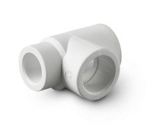 Тройник переходной 32x25x25 полипропиленовый PPR белый