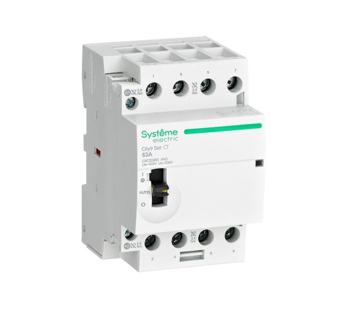 Контактор 4п City9 Set 4НО 63А AC 400В-230В SE C9C32463 Контактор 4п City9 Set 4НО 63А AC 400В-230В SE C9C32463