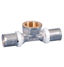 Тройник пресс 16x1/2'ВР