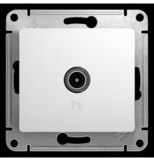 Systeme electric GSL000191 GLOSSA TV РОЗЕТКА оконечная 1DB, механизм, БЕЛЫЙ