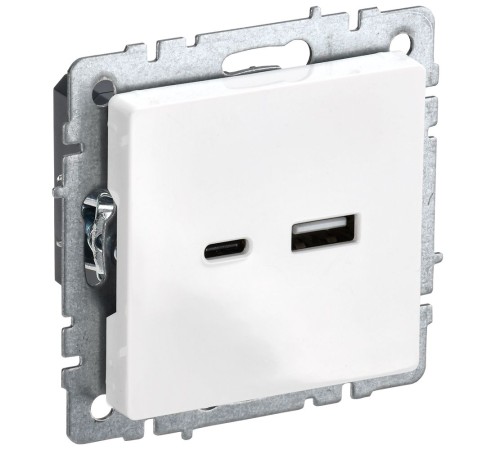 IEK BR-U22-018-K01 BRITE Роз. USB A+C 18Вт РЮ11-1-БрБ бел. IEK BR-U22-018-K01 BRITE Роз. USB A+C 18Вт РЮ11-1-БрБ бел.