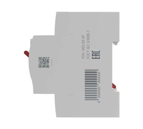 Выключатель дифференциального тока 4п 80A 100мА MDL100-4P3-80-AC АС