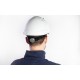 Каска защитная QUARTZ UP IV белого цвета с храповым механизмом с вентиляцией