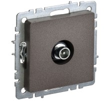 IEK BR-A10-P-K45 BRITE Роз. TV проходная РТВ10-0-БрТБ бр.