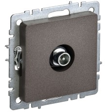 IEK BR-A10-P-K45 BRITE Роз. TV проходная РТВ10-0-БрТБ бр.