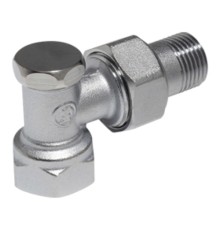 Угловой отсечной клапан 3/4', хромированный.