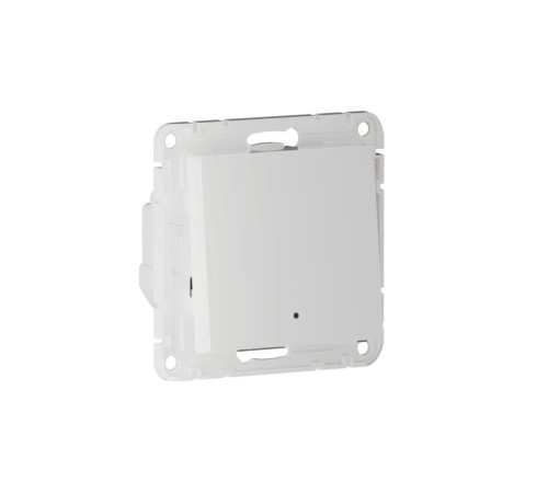 ATLASDESIGN SMART 1-кл. ВЫКЛЮЧАТЕЛЬ с подсв., Zigbee, сх.1, L+N, 10А, мех., БЕЛЫЙ