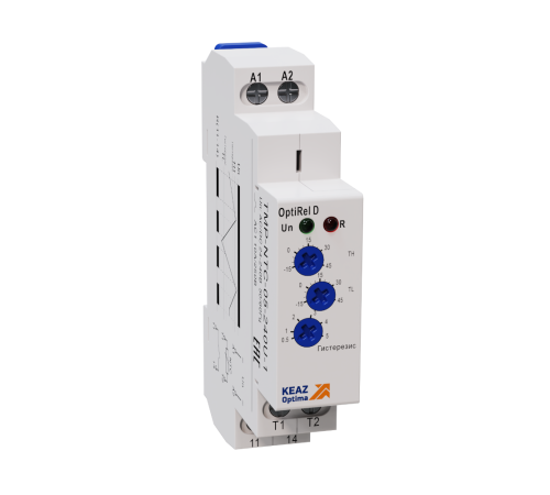Реле температурное OptiRel D TMP-NTC-1-240U-1 с датчиком NTC 1м 16А 1СО 24-240АС/DC